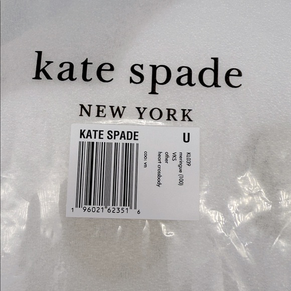 Kate Spade Love Shack Perforated Heart Crossbody Meringue - Picture 10 of 16